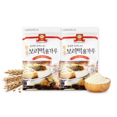 브이플랜 황금 보리떡용가루 보리 빵 가루 무설탕, 2개, 3kg