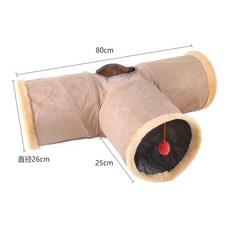 고양이터널 숨숨집 캣터널 동굴 고양이 터널 튜브 키티 구멍 뚫린 애완 동물 엿보기, 30, 1개