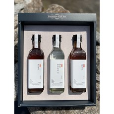3년 발효숙성 유기농 감매화 고급선물세트[감식초+매실원+매실화이트식초] 300mL 3병, 유기농 매실원 2병/감식초1병 세트