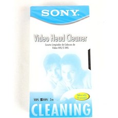 SONY VHS SVHS 비디오 헤드 클리너, 1개