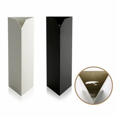 감성 디자인 우산 꽂이 보관함 삼각 1구용 우산정리 우산통 우산걸이 우산거치대 우산꽂이 우산, 화이트