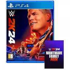 [2K/H2인터렉티브] PS4 WWE 2K24 스탠다드에디션 나이트메어패밀리팩증정