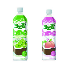 [한번에먹자쇼핑몰]코코팜 포도 1.5L 2페트 + 코코팜 피치핑크복숭아 1.5L 2페트 총 4페트