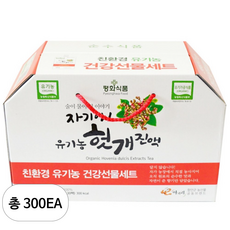 평화식품 유기농 헛개 진액 헛개즙, 300개, 110ml