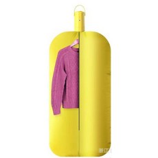 의류 건조기 다기능 미니 기숙사 가정용 소형 살균 소독, 옐로우 호스트 + 대형 의류 걸이 가방
