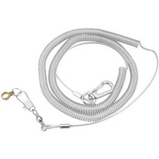 앵무새 새 비행 훈련 야외 애완 가죽 끈 키트 물림 방지 로프 다리 링 하네스, 3. Foot ring diam 3.5MM, 1개