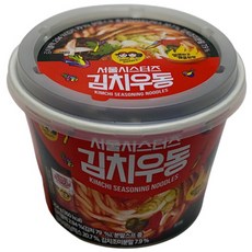 CU 서울시스터즈 김치우동 204g 2개 즉석용기컵