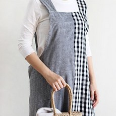체크앤체크 모던앞치마 주방용앞치마 앞치마 카페용앞치마 주방앞치마 알바앞치마[SN:08+_na], 단일▷, 단일▷