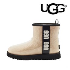 [미국 정품] 어그 UGG 클래식 클리어 미니 양털 부츠 1113190-NBLC BLK