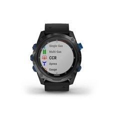 Garmin Descent Mk2i 시계 스타일 다이브 컴퓨터 공기 통합 멀티스포츠 트레이닝/스마트 기능 티타늄 및 블랙 밴드 116111, 블랙 밴드가 있는 티타늄 카본 그레이 DLC - 가민mk2