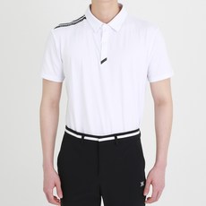 남성용 골프 에코 스판 반팔 카라 티셔츠 02