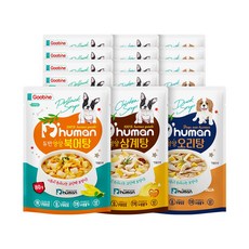 듀먼 굽네 강아지 보양식 3종, 5세트, 80g, 삼계탕+북어탕+오리탕