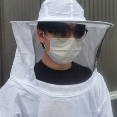 해충퇴치 방충복 양봉옷 꿀벌보호 모기방지옷 농사복 작업복 방진복 모기방지옷 모기장 벌초옷 예초복 상의, 상세페이지 참조, 1개