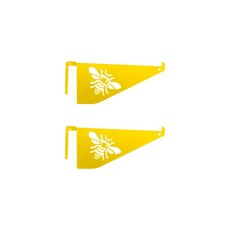 양봉용 스테인레스 스틸 벌집 프레임 그립 양봉 검사 브래킷 홀더 스탠드 도구, yellow 2pcs, 1개