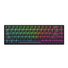 Raven68 Esports 마그네틱 축 키보드 유선 단일 모드 퀵 트리거 핫 플러그 스위치 8k 리턴 레이트 사용자 정의, 제조사축, Black
