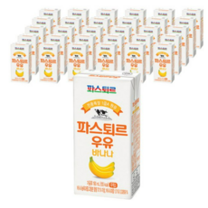 파스퇴르 전용목장 1급A 원유 바나나우유, 190ml, 1368개, 1368개