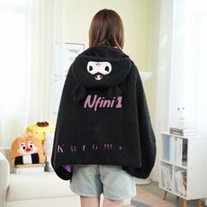 산리오후드형담요