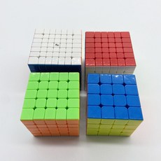 4x4 5x5 6x6 7x7 YJ MGC 큐브 444 마그네틱 선수용 스피드 큐브 44 55 66 77/YJ MGC 큐브 3개이상 구매시 마론 8색펜 1개 증정, 4x4 큐브 (스티커리스)