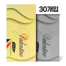 한국라텍스 발렌타인 골드 얇은 초박형 콘돔 10개입 x 3갑, 3개