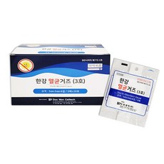 [한강] 멸균거즈 소 5X5cm 20포 1갑 개별포장 가아제, 1개 - 한강멸균거즈