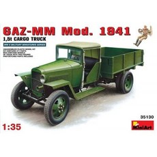 영국직수입 MiniArt 1:35 Scale GAZ-MM Mod.1941 1.5t 화물차 플라스틱 모델 키트, 단일옵션