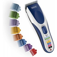 Wahl Color Pro 충전식 헤어 클리퍼 헤어 트리머 21 조각 헤어컷 키트 전문가가 사용하는 브랜드로 여, 단일상품