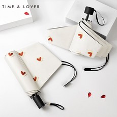 [로망직구] 그라데이션 초경량 태양 우산 태양 보호 UV 여성 접이식 양산 색상