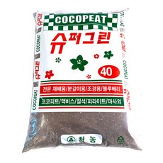 [짱짱마켓] 슈퍼그린 40리터 분갈이흙 조경용 상토 배양토 경량토