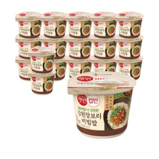 햇반 컵반 강된장 보리비빔밥, 280g, 0개