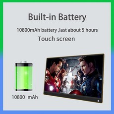 LCD 모니터 휴대용 노트북 보조 스위치 게임 Elecasport 15.6 슬림 USB, 단일상품
