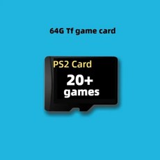 Anbernic 메모리 클래식 레트로 게임용 TF 카드 유럽 버전 PS2 휴대용 콘솔 핸드헬드 128G RG405v ODIN, 64G 20 PS2 GAMES, 12) 64G 20 PS2 GAMES