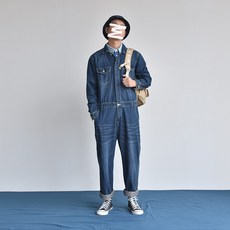 마른남자점프슈트