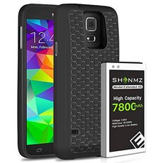 갤럭시 S5 배터리 업그레이드된 7800mah Extended 배터리 [up to 3X 엑스트, 상세내용참조