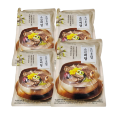 신세계라이브쇼핑 조선호텔 소갈비탕 730gX4팩 (직)