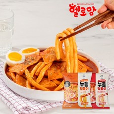 헬로맘 밀 누들 떡볶이 2-3인분(냉동), 보통매운맛, 3개, 470g