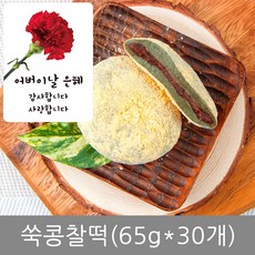 떡집닷컴 쑥콩찰떡(65g*30개), 65g, 30개
