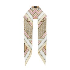 [버버리] 멀티 프린트 실크 스퀘어 스카프(80560411/80560421)