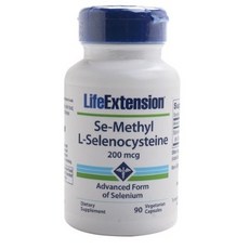 라이프익스텐션 시-메틸 L-셀레노시스테인 200mcg 베지테리안 캡슐, 90개입, 2개, 90정