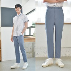 교복바지하복청색