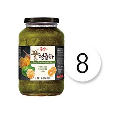 꽃샘 꿀청귤차, 8개, 1박스, 1kg, 8개입