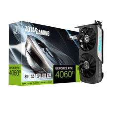 ZOTAC 지포스 RTX 4060 Ti GAMING TWIN Edge D6 8GB 그래픽카드, 선택하세요