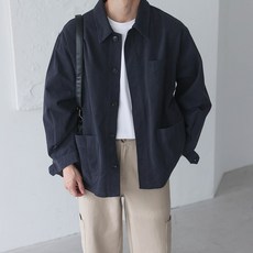 워크 면 워싱 오버핏 자켓(3color)