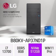 LG 데스크탑 B80KV-AP37ND1P,