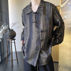 가을 긴팔 남자 셔츠 남방 편한 캐주얼 유니크 외출룩 루즈 스타일 모던한 빈티지 디자인