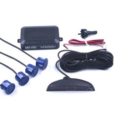 Parktronic 차량용 자동 LED 주차 센서 역방향 백업 레이더 모니터 감지기 시스템 백라이트 디스플레이, 05 파란