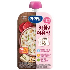 후디스 처음이유식 골라담기 6개월 8개월 11개월, 1개, [11개월]소고기 두부 연근