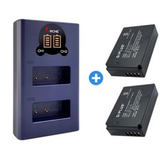 무료 캐논 LP-E12 LCD 듀얼충전기+배터리2개 EOS M100