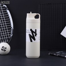 문원 보더 텀블러 킨토 동종 간편흡입구 헬스텀블러80633, 흰색, 550ml