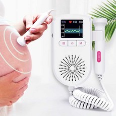 임산부 청진기 태아 심장박동 모니터링 태심모니터, 일반 디스플레이 + 120ml 젤, 1개