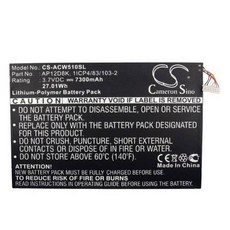 Cameronsino 7300mAh /27.01Wh Li-Polymer Battery for Acer 1IC/14257299, 상세내용참조